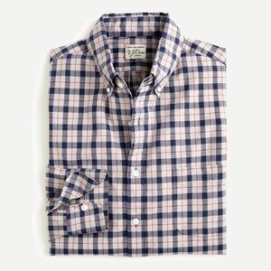 J. Crew Blue and Red Plaid Casual Button Down Shirt